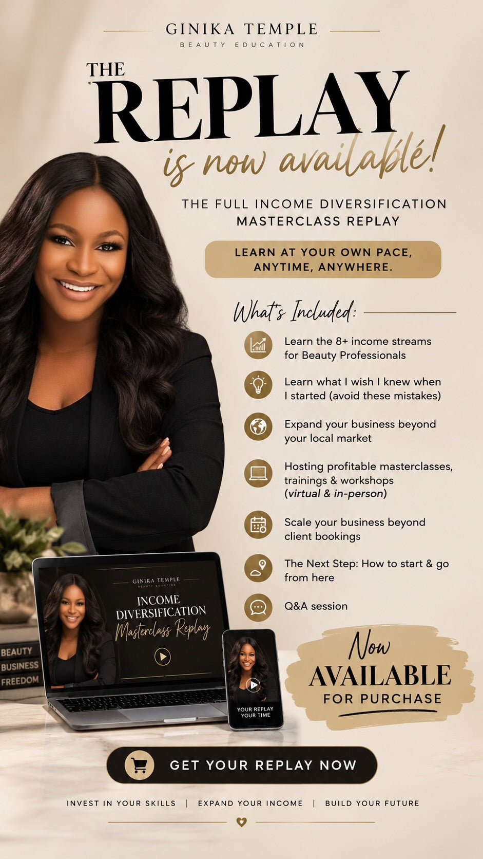 INCOME DIVERSIFICATION MASTERCLASS REPLAY